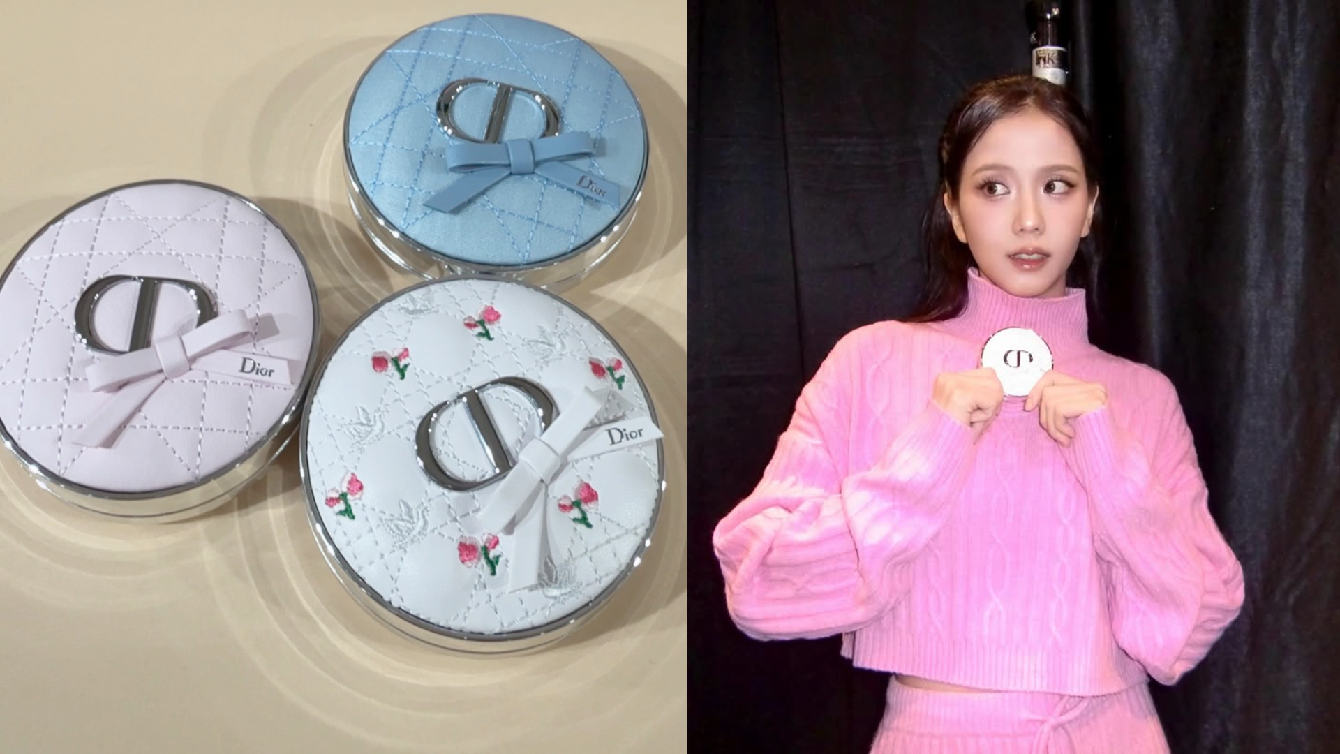 JISOO同款蝴蝶結氣墊-迪奧超完美氣墊外殼